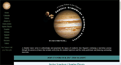 Desktop Screenshot of jupitersymphony.com